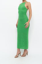 Load image into Gallery viewer, SALTY x Green Crochet Low-Back Dress (S)
