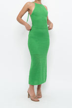 Load image into Gallery viewer, SALTY x Green Crochet Low-Back Dress (S)