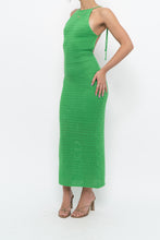 Load image into Gallery viewer, SALTY x Green Crochet Low-Back Dress (S)