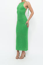 Load image into Gallery viewer, SALTY x Green Crochet Low-Back Dress (S)