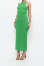Load image into Gallery viewer, SALTY x Green Crochet Low-Back Dress (S)
