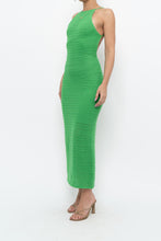 Load image into Gallery viewer, SALTY x Green Crochet Low-Back Dress (S)