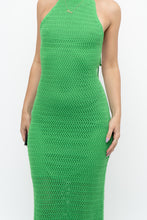 Load image into Gallery viewer, SALTY x Green Crochet Low-Back Dress (S)