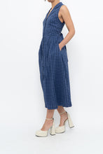 Load image into Gallery viewer, DKNY x Blue Gingham Back-Tie Dress (XS-M)