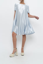 Load image into Gallery viewer, Modern x Ice Blue Flowy Satin Midi Dress (XS-M)