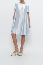 Load image into Gallery viewer, Modern x Ice Blue Flowy Satin Midi Dress (XS-M)