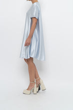 Load image into Gallery viewer, Modern x Ice Blue Flowy Satin Midi Dress (XS-M)