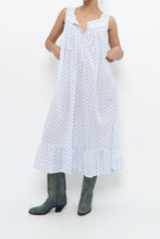 Load image into Gallery viewer, Vintage x EILEEN WEST White Seashell Cotton Dress (XS-M)