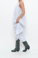 Load image into Gallery viewer, Vintage x EILEEN WEST White Seashell Cotton Dress (XS-M)