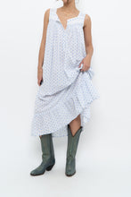 Load image into Gallery viewer, Vintage x EILEEN WEST White Seashell Cotton Dress (XS-M)