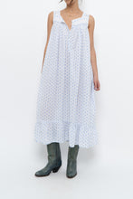 Load image into Gallery viewer, Vintage x EILEEN WEST White Seashell Cotton Dress (XS-M)