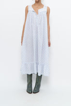 Load image into Gallery viewer, Vintage x EILEEN WEST White Seashell Cotton Dress (XS-M)