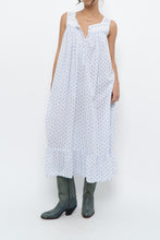 Load image into Gallery viewer, Vintage x EILEEN WEST White Seashell Cotton Dress (XS-M)