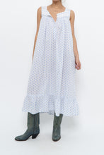 Load image into Gallery viewer, Vintage x EILEEN WEST White Seashell Cotton Dress (XS-M)