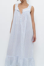 Load image into Gallery viewer, Vintage x EILEEN WEST White Seashell Cotton Dress (XS-M)