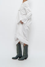 Load image into Gallery viewer, Modern x White Cotton Long Sleeve Lace Dress (XS)
