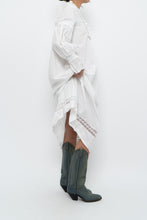 Load image into Gallery viewer, Modern x White Cotton Long Sleeve Lace Dress (XS)