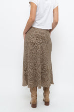 Load image into Gallery viewer, Vintage x MAX STUDIO Black, Brown Polkadot Midi Skirt (L, XL)