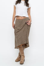 Load image into Gallery viewer, Vintage x MAX STUDIO Black, Brown Polkadot Midi Skirt (L, XL)