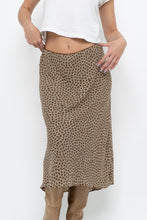 Load image into Gallery viewer, Vintage x MAX STUDIO Black, Brown Polkadot Midi Skirt (L, XL)