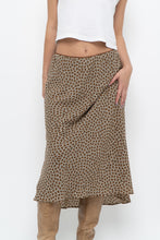 Load image into Gallery viewer, Vintage x MAX STUDIO Black, Brown Polkadot Midi Skirt (L, XL)