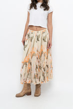 Load image into Gallery viewer, Vintage x Cotton, Silk Patterned Maxi Skirt (XS-M)