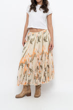 Load image into Gallery viewer, Vintage x Cotton, Silk Patterned Maxi Skirt (XS-M)