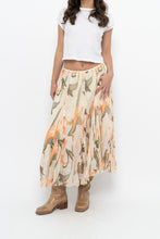 Load image into Gallery viewer, Vintage x Cotton, Silk Patterned Maxi Skirt (XS-M)