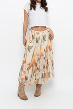 Load image into Gallery viewer, Vintage x Cotton, Silk Patterned Maxi Skirt (XS-M)