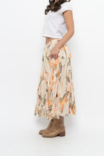 Load image into Gallery viewer, Vintage x Cotton, Silk Patterned Maxi Skirt (XS-M)