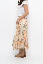 Load image into Gallery viewer, Vintage x Cotton, Silk Patterned Maxi Skirt (XS-M)