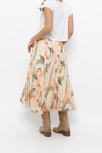 Load image into Gallery viewer, Vintage x Cotton, Silk Patterned Maxi Skirt (XS-M)