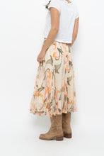 Load image into Gallery viewer, Vintage x Cotton, Silk Patterned Maxi Skirt (XS-M)