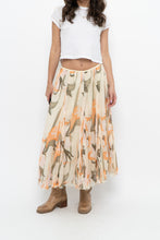 Load image into Gallery viewer, Vintage x Cotton, Silk Patterned Maxi Skirt (XS-M)