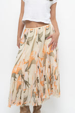 Load image into Gallery viewer, Vintage x Cotton, Silk Patterned Maxi Skirt (XS-M)