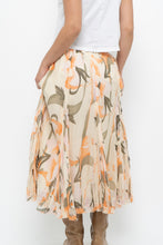 Load image into Gallery viewer, Vintage x Cotton, Silk Patterned Maxi Skirt (XS-M)