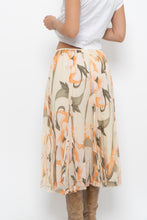 Load image into Gallery viewer, Vintage x Cotton, Silk Patterned Maxi Skirt (XS-M)