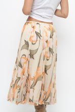 Load image into Gallery viewer, Vintage x Cotton, Silk Patterned Maxi Skirt (XS-M)