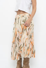 Load image into Gallery viewer, Vintage x Cotton, Silk Patterned Maxi Skirt (XS-M)