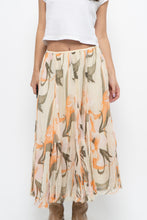 Load image into Gallery viewer, Vintage x Cotton, Silk Patterned Maxi Skirt (XS-M)