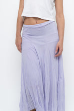 Load image into Gallery viewer, Vintage x Made in USA x Lavender Layered Maxi Skirt (XL, XXL)