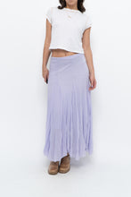Load image into Gallery viewer, Vintage x Made in USA x Lavender Layered Maxi Skirt (XL, XXL)