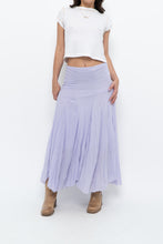 Load image into Gallery viewer, Vintage x Made in USA x Lavender Layered Maxi Skirt (XL, XXL)