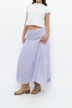 Load image into Gallery viewer, Vintage x Made in USA x Lavender Layered Maxi Skirt (XL, XXL)