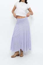 Load image into Gallery viewer, Vintage x Made in USA x Lavender Layered Maxi Skirt (XL, XXL)