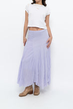Load image into Gallery viewer, Vintage x Made in USA x Lavender Layered Maxi Skirt (XL, XXL)