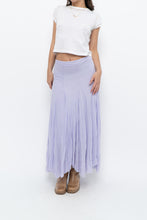 Load image into Gallery viewer, Vintage x Made in USA x Lavender Layered Maxi Skirt (XL, XXL)