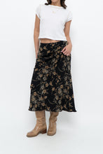Load image into Gallery viewer, Vintage x OLD NAVY Black Floral Maxi Skirt (XS-M)
