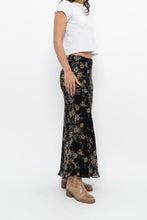 Load image into Gallery viewer, Vintage x OLD NAVY Black Floral Maxi Skirt (XS-M)