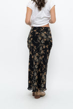Load image into Gallery viewer, Vintage x OLD NAVY Black Floral Maxi Skirt (XS-M)